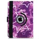 iPad mini PUレザーケース360° ビックスター パープル J-04539-2
