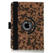 iPad mini PUレザーケース360° コルク柄 ブラウン J-04522-1