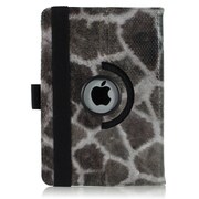iPad mini PUレザーケース360° 総柄シリーズ ダークレオパード J-04540-3