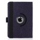 iPad mini PUレザーケース360° 総柄シリーズ ダークブルー J-04540-4