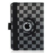 iPad mini PUレザーケース360° 総柄シリーズ チェッカー J-04540-7