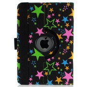 iPad mini PUレザーケース360° 総柄シリーズ ブラックスター J-04540-9