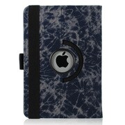 iPad mini PUレザーケース360° 総柄シリーズ ブルー J-04540-12