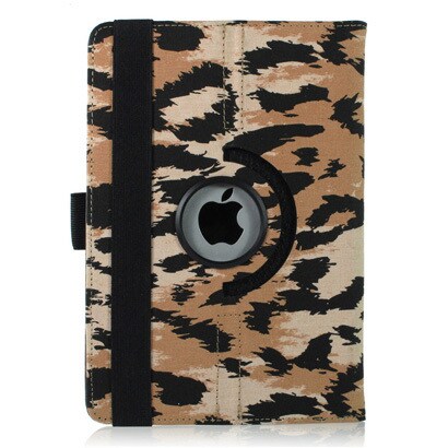 iPad mini PUレザーケース360° 総柄シリーズ イエロー J-04540-13