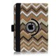 iPad mini PUレザーケース360° 総柄シリーズ ブラウン J-04540-14
