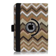 iPad mini PUレザーケース360° 総柄シリーズ ブラウン J-04540-14