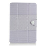 iPad mini PUレザーケース ハニカムボーダー パープル J-04213-3