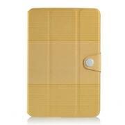 iPad mini PUレザーケース ハニカムボーダー イエロー J-04213-5