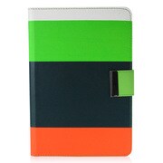 iPad mini PUレザーケース 3カラーアソート グリーン/ダークグリーン/オレンジ J-04340-4