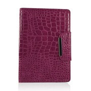 iPad mini PUレザーケース ワニ柄 マゼンタ J-04278-3