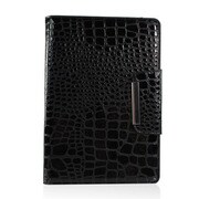 iPad mini PUレザーケース ワニ柄 ブラック J-04278-4