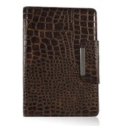 iPad mini PUレザーケース ワニ柄 ブラウン J-04278-7