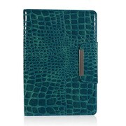 iPad mini PUレザーケース ワニ柄 ブルー J-04278-8