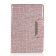 iPad mini PUレザーケース ワニ柄 ピンク J-04278-9