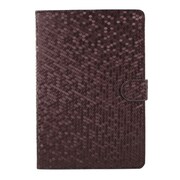 iPad mini PUレザーケース ハニカム柄 ブラウン J-04297-2