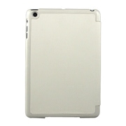 iPad mini PUレザーケース ハニカム柄 ホワイト J-04212-6