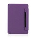 iPad mini PUレザーケース 360度回転仕様 パープル J-04211-1