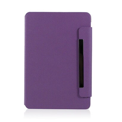 iPad mini PUレザーケース 360度回転仕様 パープル J-04211-1