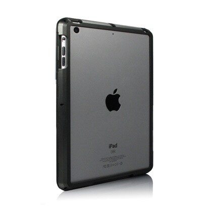 iPad mini用 メタルバンパー ネジ止め式 グレー J-04418-3