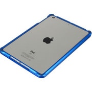 iPad mini用 メタルバンパー スライド式 ブルー J-04319-4