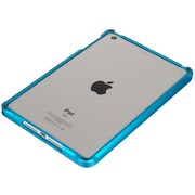 iPad mini用 メタルバンパー スライド式 スカイブルー J-04319-7