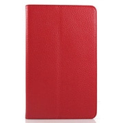 Google Nexus 7 PUレザーケース スタンドストッパー付 レッド J-07687-5