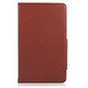 Google Nexus 7 PUレザーケース ソフトレザー調 ブラウン J-07689-2