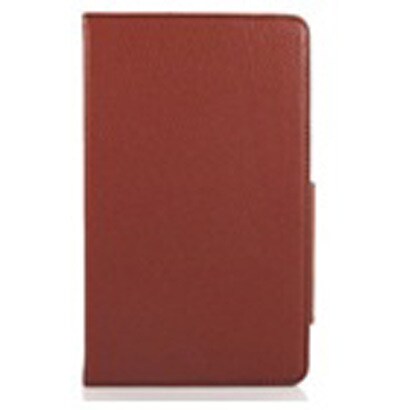 Google Nexus 7 PUレザーケース ソフトレザー調 ブラウン J-07689-2