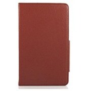 Google Nexus 7 PUレザーケース ソフトレザー調 ブラウン J-07689-2
