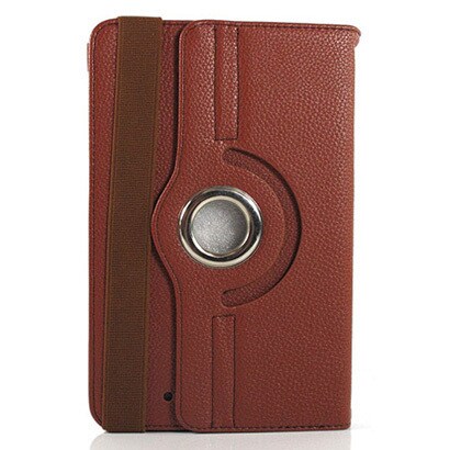 Google Nexus 7 PUレザーケース 360度回転タイプ ブラウン J-07688-2
