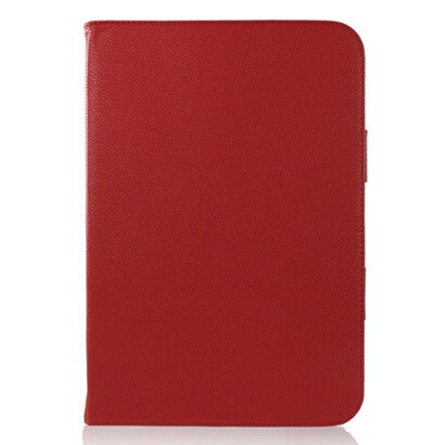 Google Nexus 10 PUレザーケース ソフトレザー調 レッド J-04364-4