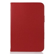 Google Nexus 10 PUレザーケース ソフトレザー調 レッド J-04364-4