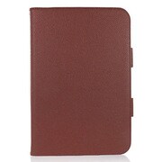 Google Nexus 10 PUレザーケース ソフトレザー調 ブラウン J-04364-5
