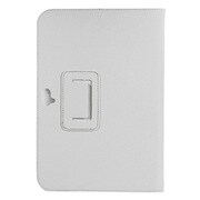 Google Nexus 10 PUレザーケース スタンドストッパー付 ホワイト J-04365-1