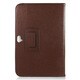 Google Nexus 10 PUレザーケース スタンドストッパー付 ブラウン J-04365-5