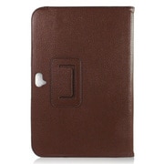 Google Nexus 10 PUレザーケース スタンドストッパー付 ブラウン J-04365-5