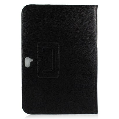 Google Nexus 10 PUレザーケース スタンドストッパー付 ブラック J-04365-6