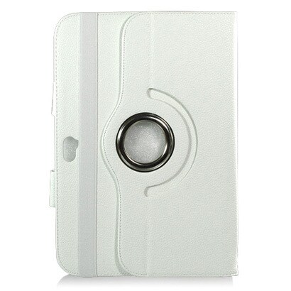 Google Nexus 10 PUレザーケース 360度回転タイプ ホワイト J-04362-1