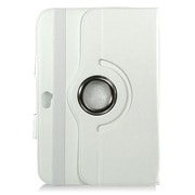 Google Nexus 10 PUレザーケース 360度回転タイプ ホワイト J-04362-1