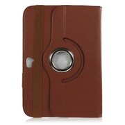 Google Nexus 10 PUレザーケース 360度回転タイプ ブラウン J-04362-3