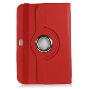Google Nexus 10 PUレザーケース 360度回転タイプ レッド J-04362-4