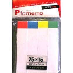 付箋紙 15×75 ビビット 4P 391-0307