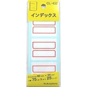 インデックス特大 赤 CL-432 500-2104