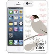 ハードケースiPhone5 文鳥 桜 [iPhone5用]