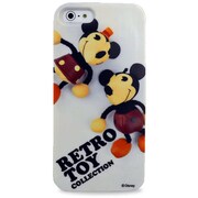 カスタムカバースライドiPhone5用 Dレトロ ホワイト [iPhone5用]