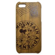 WoodケースiPhone5ミッキー マウンテン