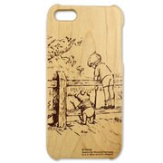 WoodケースiPhone5プー&クリストファーロビン