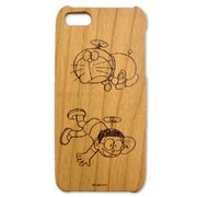 WoodケースiPhone5ドラえもん&のび太
