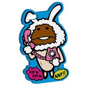 シリコンカバーiPhone5 白ウサギなめこ
