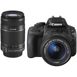 【外観特上級】Canon デジタル一眼レフカメラ EOS Kiss X7i ダブルズームキット EF-S18-55 IS STM/EF-S55-250 IS STM付属 KISSX7I-WKIT